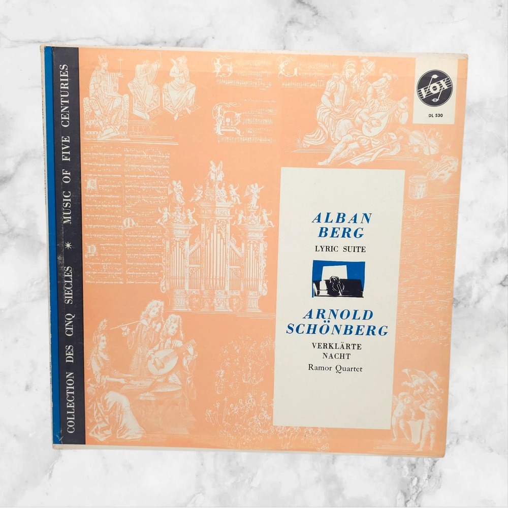 VOX Berg Schoenberg Ramor Quartet LP 12" Vinyl Black Lyric Suite Verklärte Nacht